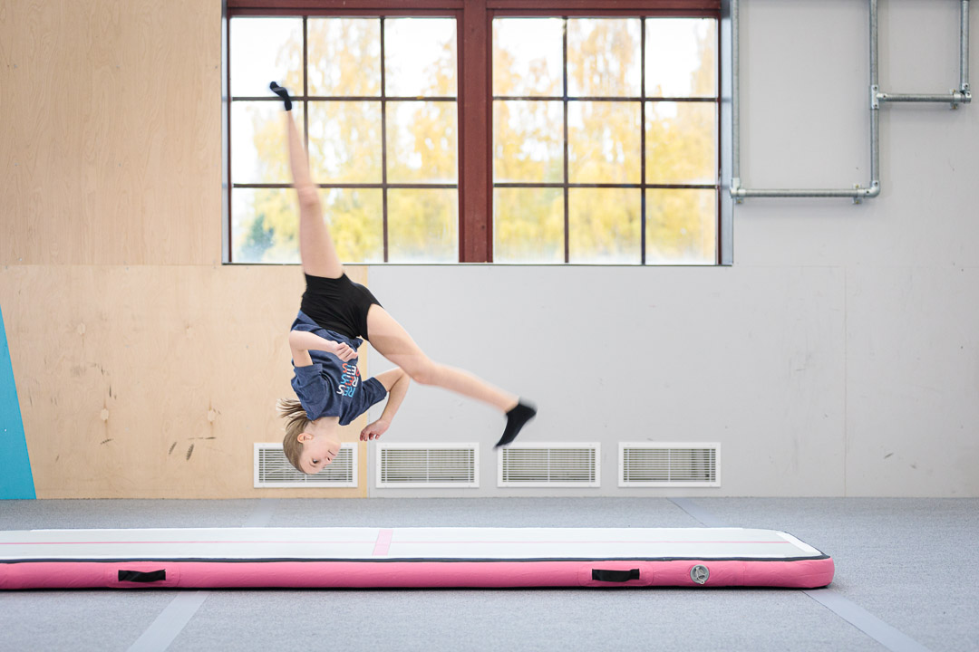 Reenis harrastevoimistelu perhonen